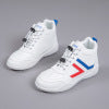 Mid top soft soled white shoes fashionable shoes anti slip and wear-resistant sports shoes for women